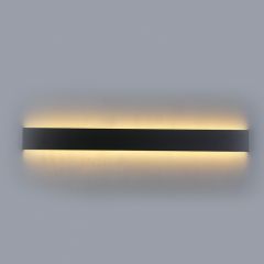 Inlight Φωτιστικό Τοίχου Led Μεταλλικό Μαύρο 3000K 43012-BL