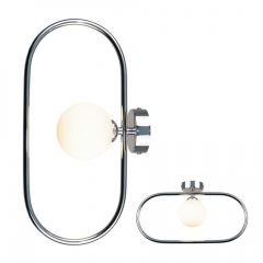 Inlight Φωτιστικό Τοίχου/Οροφής Γυάλινο/Μεταλλικό Χρώμιο 43031-CH