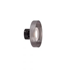 Inlight Φωτιστικό Τοίχου Led Με Εναλλαγή Χρώματος Φιμέ Ø20 Εκ. 43060-Black/smoky