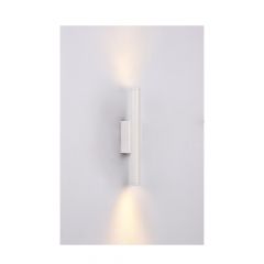 Inlight Φωτιστικό Τοίχου Led Αλουμινίου Λευκό 6x30 Εκ. 43061-White