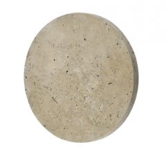 InLight Επιτοίχιο Φωτιστικό Led Μαρμάρινο Travertine Γκρι Φ25 Εκ. 43068-A
