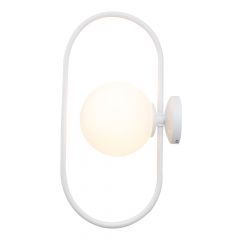 Inlight Φωτιστικό Τοίχου/Οροφής Γυάλινο/Μεταλλικό Λευκό 43038-WH