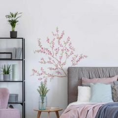 Ango Peach Brance Αυτοκόλλητα Τοίχου Βινυλίου 44232