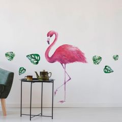 Ango Tropical Flamingos Αυτοκόλλητα Τοίχου Βινυλίου 44237