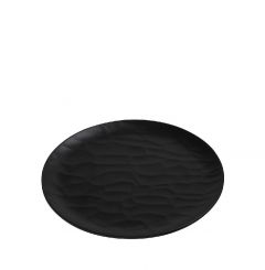 Espiel Wavy Ρηχό Πιάτο Φαγητού Μαύρο Ματ 25x25x1,2 Κωδικός: MLB345K48-6