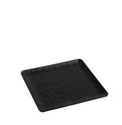 Espiel Wavy Ρηχό Πιάτο Φαγητού Μαύρο Ματ 18x18x1,2 Κωδικός: MLB347K72-6