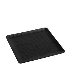 Espiel Wavy Ρηχό Πιάτο Φαγητού Μαύρο Ματ 22x22x1,2 Κωδικός: MLB348K48-6