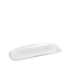 Espiel Wavy Πιατέλα Σερβιρίσματος "Γόνδολα" Λευκή Ματ 26,5x11x2,2 Κωδικός: MLW383K72-6