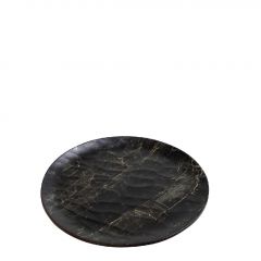 Espiel Black Wood Ρηχό Πιάτο Φρούτου Μελαμίνης Μαύρο 21x1,2 Κωδικός: HWM743K48-6