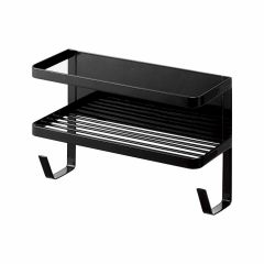 Yamazaki Ράφι Οργάνωσης Πλυντηρίου Μαγνητικό Μαύρο Tower 28x12x18,5 