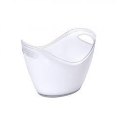 ESPIEL ΣΑΜΠΑΝΙΕΡΑ ΟΒΑΛ ΛΕΥΚΗ ΜΙΚΡΗ 26,5Χ20Χ19,5 ΚΩΔΙΚΟΣ: MPA102K10