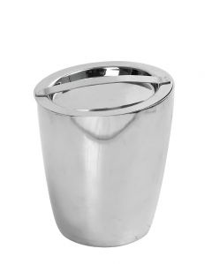 Espiel Παγοδοχείο Με Καπάκι Ανοξείδωτο Ασημί 16x20 Κωδικός: LMC116