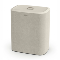 Joseph Joseph TOTA TRIO Καλάθι Απλύτων 3 Θέσεων Υφασμάτινο Εκρού 90 Lt