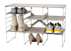 Joseph Joseph LEVEL™ PLUS Παπουτσοθήκη Μεταλλική Μπεζ 76x35x51 Εκ.