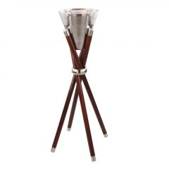 Espiel Σαμπανιέρα Ανοξείδωτη Διπλότοιχη Με Πόδι 25,5x24-43x88 Εκ. Κωδικός: GET451