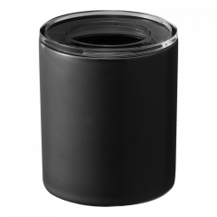 Yamazaki Δοχείο Αποθήκευσης Τροφίμων Κεραμικό Μαύρο Tower Large 10,5x10,5x12