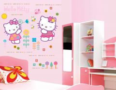 Ango Hello Kitty Αυτοκόλλητα Τοίχου Xl 5193 