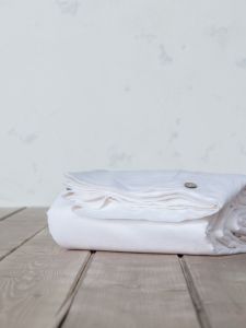 Nima Παπλωματοθήκη Λινή Μονή 160x240 - Linen White