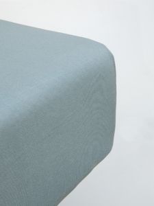 Nima Σεντόνι Βαμβακερό Υπέρδιπλο Με Λάστιχο 160x200+30 - Naem Dark Blue