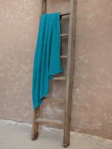 Nima Διακοσμητικό Ριχτάρι Καναπέ Βαμβακερό 130x170 - Balmy Blue
