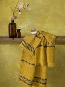 Nima Πετσέτα Χεριών Βαμβακερή 30x50 - Shein Mustard Beige