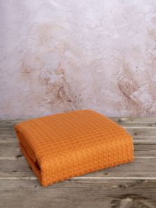 Nima Κουβέρτα Βαμβακερή Μονή 160x240 - Habit Deep Orange