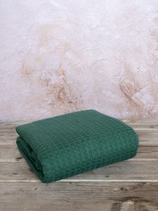 Nima Κουβέρτα Βαμβακερή Υπέρδιπλη 220x240 - Habit Jungle Green