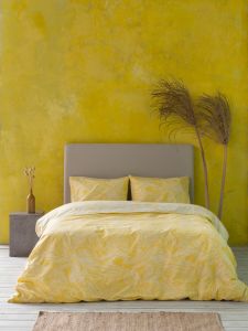 Nima Σετ Σεντόνια Βαμβακερά Μονά Με Λάστιχο 170x260 - Arbust Yellow