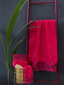 Nima Πετσέτα Μπάνιου Βαμβακερή 70x140 - Gem Ruby Red