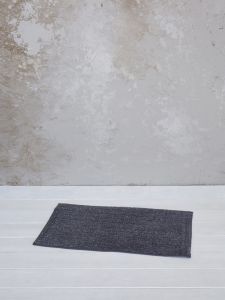 Nima Πατάκι Μπάνιου Υφασμάτινο 50x80 - Homey Deep Gray