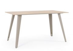 Bizzotto Arjeta Τραπέζι Φαγητού Μεταλλικό/Κεραμικό Μπεζ 140x80x76