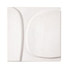 Bizzotto Albin Διακοσμητικό Τοίχου Mdf Λευκό 80x80 Εκ.