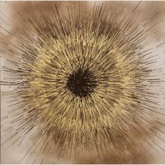 Bizzotto Bold Πίνακας Σε Καμβά Χρυσός 100x100