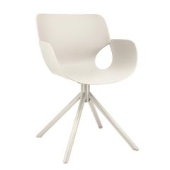 Bizzotto Lennon Καρέκλα Πλαστική Μπεζ 57x60x82,5