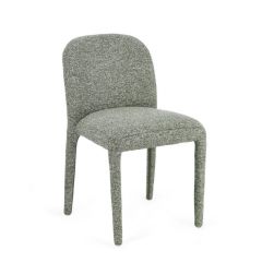 Bizzotto Antara Καρέκλα Υφασμάτινη Μπουκλέ Πράσινη 47,5x57,5x81