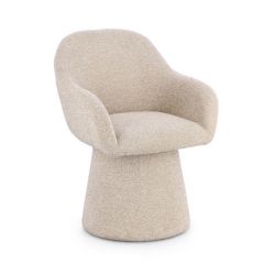 Bizzotto Antara Περιστρεφόμενη Πολυθρόνα Υφασμάτινη Μπεζ 58x60,5x81,5