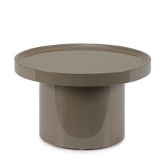 Bizzotto Otilia Τραπέζι Σαλονιού Mdf Γκρι-Καφέ Ø50x30