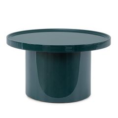 Bizzotto Otilia Τραπέζι Σαλονιού Mdf Πετρόλ Ø70x40