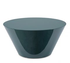 Bizzotto Otilia Τραπέζι Σαλονιού Mdf Πετρόλ Ø80x40