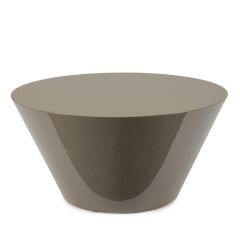 Bizzotto Otilia Τραπέζι Σαλονιού Mdf Γκρι-Καφέ Ø80x40