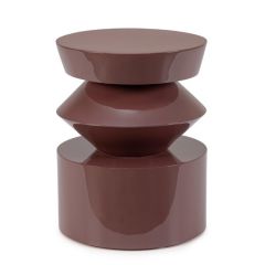 Bizzotto Otilia Βοηθητικό Τραπέζι Mdf Κεραμιδί Ø39,5x50