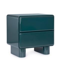 Bizzotto Otilia Κομοδίνο Mdf Πετρόλ 56,5x42,5x56,5