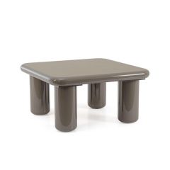 Bizzotto Otilia Τραπέζι Σαλονιού Mdf Γκρι-Καφέ 80x80x41