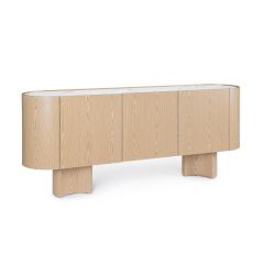 Bizzotto Otilia Μπουφές Mdf Natural 200x45,5x80,5