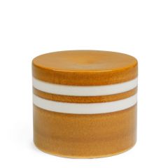 Bizzotto Zalem Βοηθητικό Τραπέζι Κεραμικό Μελί Ø42x34