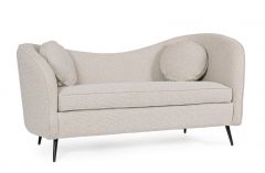 Bizzotto Candis Διθέσιος Καναπές Υφασμάτινος Μπεζ 163x71x80