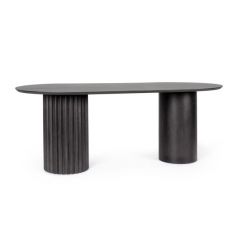 Bizzotto Orissa Τραπέζι Φαγητού Ξύλινο Mango Μαύρο 200x90x76