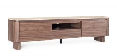 Bizzotto Ezekiel Έπιπλο Tv Mdf/Ξύλινο Καρυδί 180x39,5x45