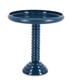 Bizzotto Angada Βοηθητικό Τραπέζι Μεταλλικό Μπλε Ø49x53