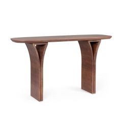 Bizzotto Dalton Κονσόλα Ξύλινη Mango Καφέ 137x40x76